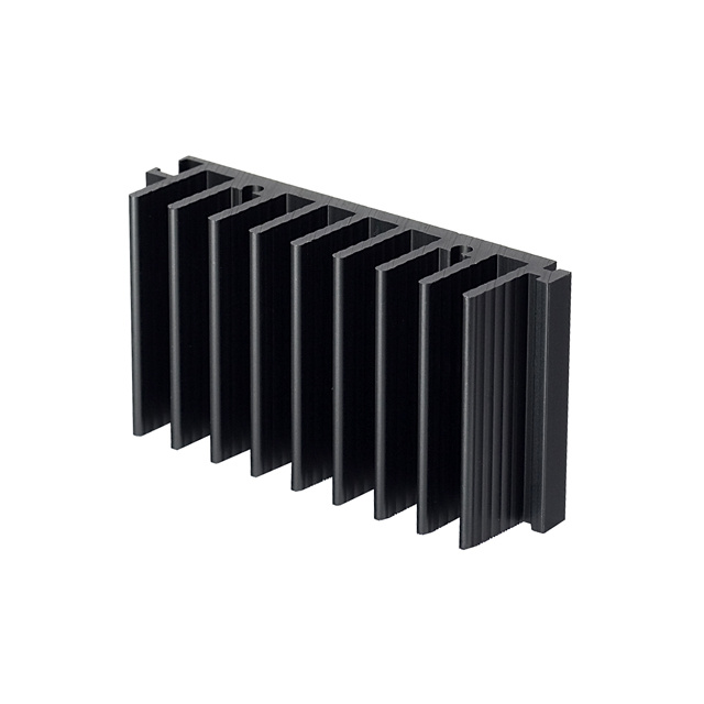 SS315 2.8" x1.5" x0.7"  Aluminum Black Heat Sink